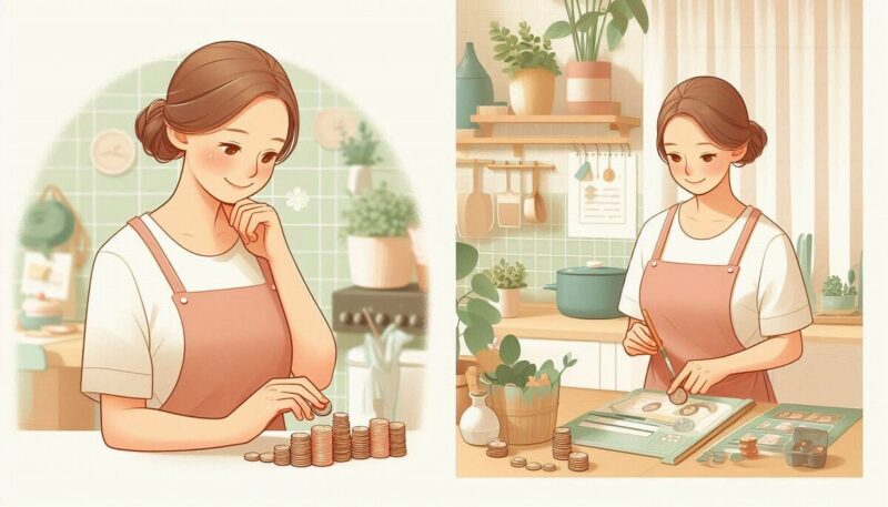 2つの働き方を表すイラスト